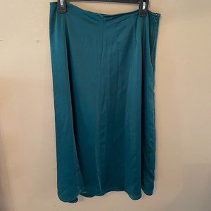 Emerald Green Midi Skirt